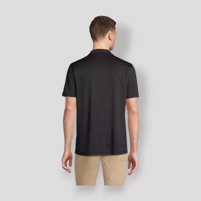 Sportowa koszulka polo z dzianiny pique Pitcher - Czarna - Sol's