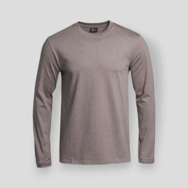 T-shirt a maniche lunghe Strong - Marrone Terra di Francia - A10 Equipment