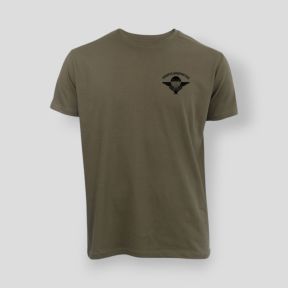 Camiseta 190g Tropas Aerotransportadas - Caqui - Summit Outdoor Lifestyle