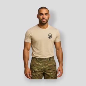 T-shirt 190g Troupes de Marine - Coyote - Summit Outdoor Lifestyle