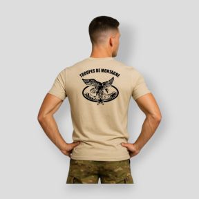T-shirt 190g Troupes de Montagne - Coyote - Summit Outdoor Lifestyle