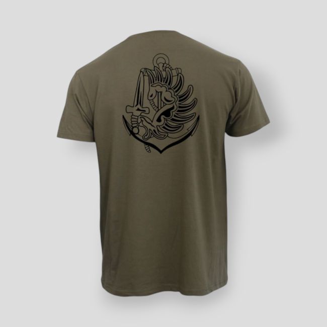 T-shirt 190 g Parachutiste Colo - Kaki - Summit Outdoor Lifestyle