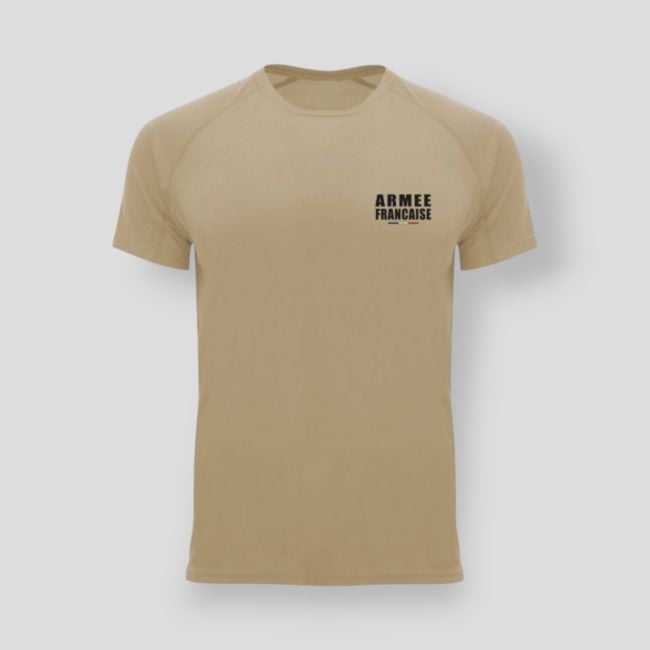 T-shirt Control Dry Armée Française - Coyote - Summit Outdoor Lifestyle
