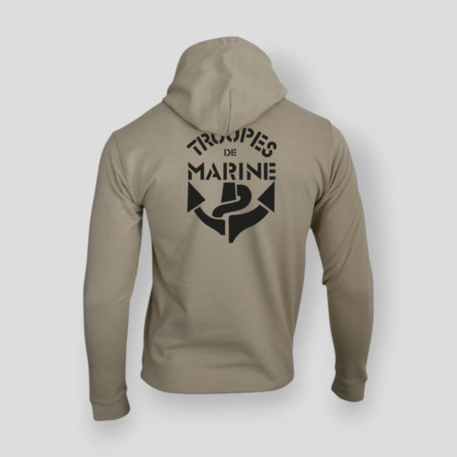 Felpa con zip Troupes de Marine - Light Sand - Summit Outdoor Lifestyle