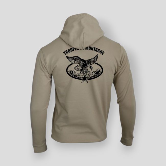 Felpa con zip Troupes de Montagne - Light Sand - Summit Outdoor Lifestyle