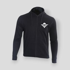Felpa con zip Troupes Aéroportées France - Nero - Summit Outdoor Lifestyle