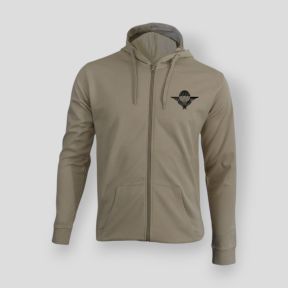 Sweatshirt mit Reißverschluss Luftlandetruppen Frankreich - Light Sand - Summit Outdoor Lifestyle
