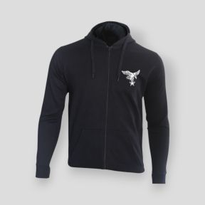 Sweatshirt mit Reißverschluss Gebirgstruppen Frankreich - Schwarz - Summit Outdoor Lifestyle
