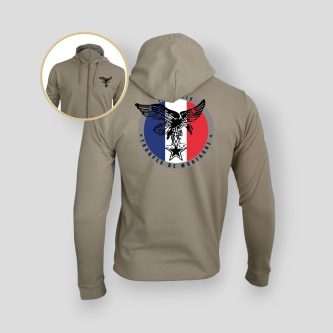 Bluza z zamkiem Wojska Górskie Francja - Light Sand - Summit Outdoor Lifestyle