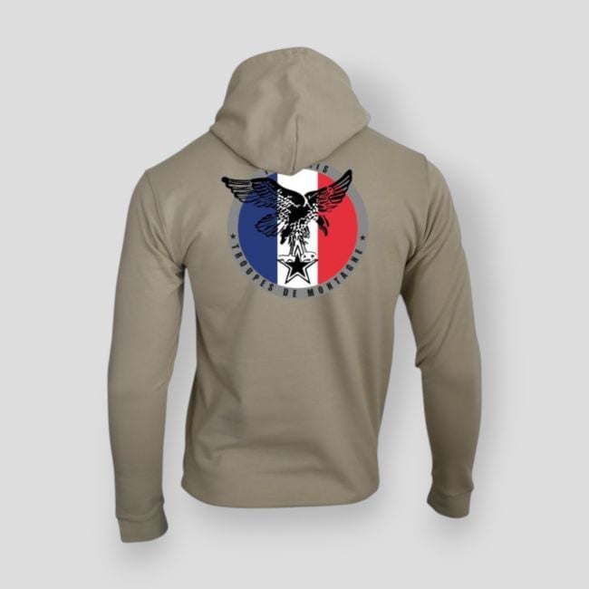 Sudadera con cremallera Tropas de Montaña Francia - Light Sand - Summit Outdoor Lifestyle