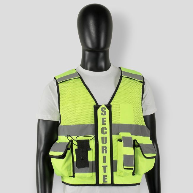 Gilet Thor Mesh Sicurezza Privata - Giallo - VVS