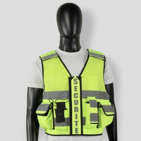 Gilet Thor Mesh Sécurité Privée - Jaune - VVS