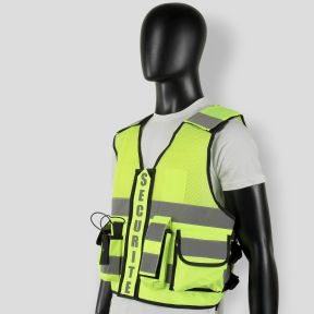 Colete Thor Mesh Segurança Privada - Amarelo - VVS