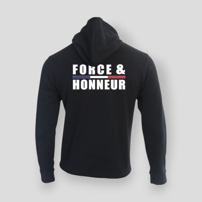 Sweatshirt met rits Force & Honeur Bies - Marineblauw - Summit Outdoor Lifestyle