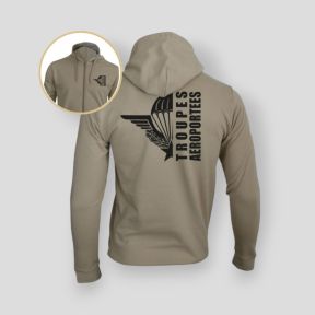 Felpa con zip Troupes Aéroportées Design - Light Sand - Summit Outdoor Lifestyle