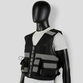 Gilet Thor Mesh Sicurezza Privata - Nero - VVS