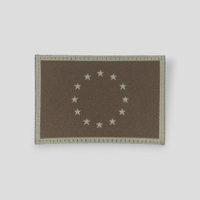 Haftowana naszywka na rzep Flaga Europy - Brązowy - Clawgear