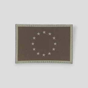 Patch brodé sur velcro Drapeau Europe - Marron - Clawgear