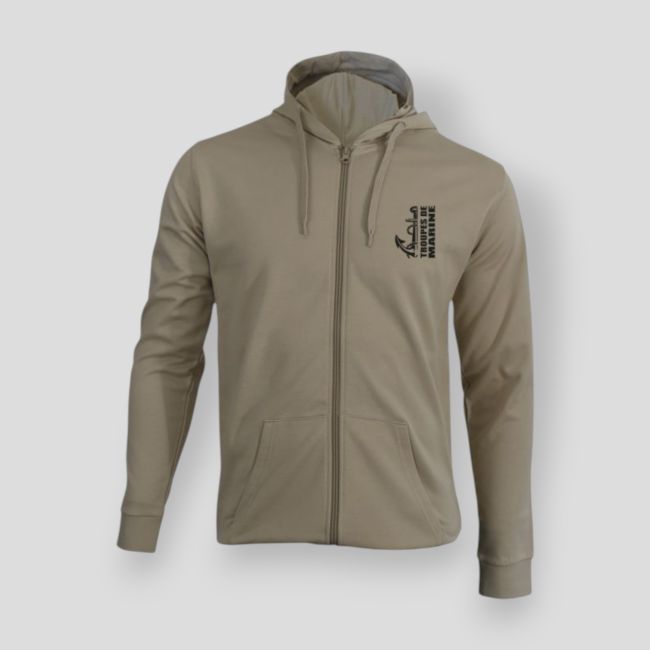 Sudadera con cremallera Troupes de Marine Design - Light Sand - Summit Outdoor Lifestyle