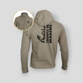 Sudadera con cremallera Troupes de Marine Design - Light Sand - Summit Outdoor Lifestyle