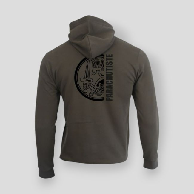 Sweat-shirt zippé Parachutiste Métro Design - Kaki - Summit Outdoor Lifestyle