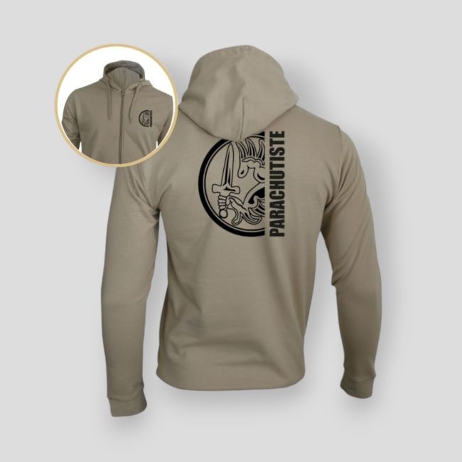 Sudadera con cremallera Parachutiste Métro Design - Light Sand - Summit Outdoor Lifestyle