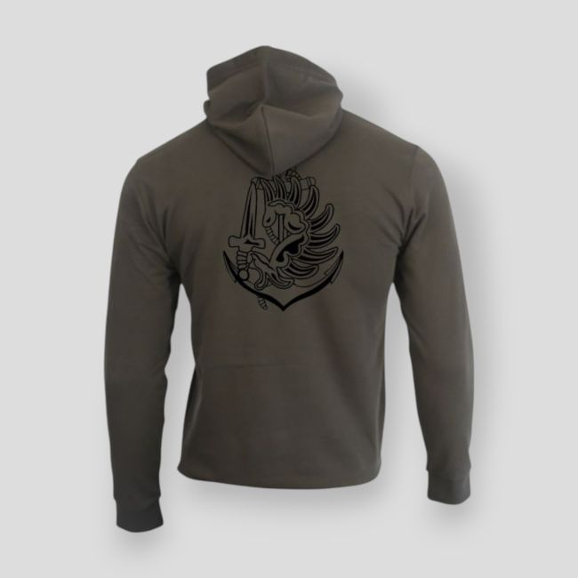 Felpa con zip Paracadutista Colo Design - Kaki - Summit Outdoor Lifestyle