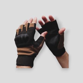 Gekokerde interventiehandschoenen Scarabée - Coyote/Zwart - OPEX