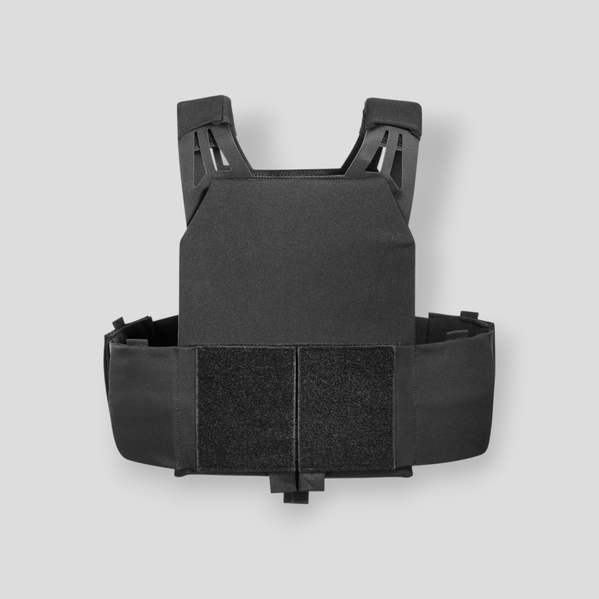 QUOTRE Tactisch vest, compacte veren, militaire gevechtsgordel van nylon met snelsluiting, geschikt voor 50-75 kg, voor CS Games-fans en softai- jachtspellen, Zwart