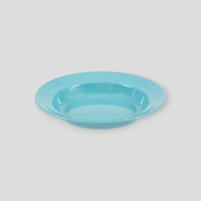 Piatto fondo in plastica 22cm - Blu - Highlander Outdoor