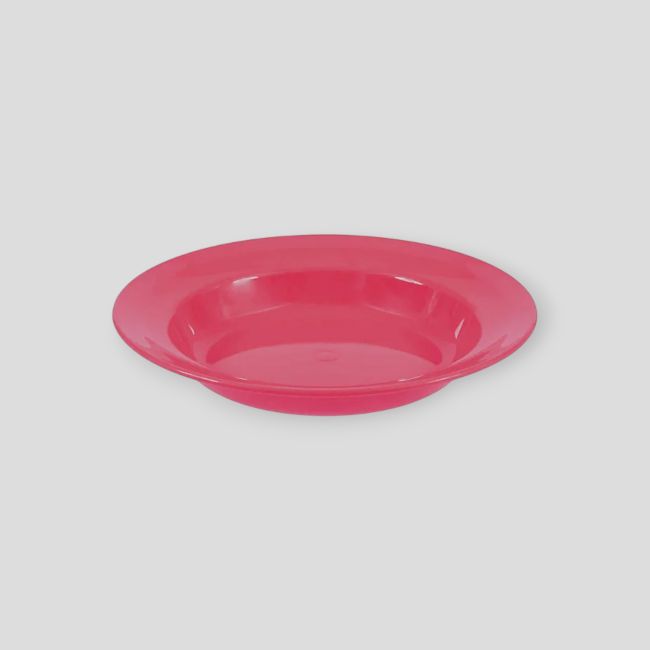 Głęboki talerz plastikowy 22cm - Malina - Highlander