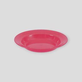 Diep plastic bord 22cm - Framboos - Highlander
