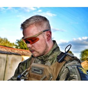Lunettes Balistiques et Soleil  RAPTOR Monture verte - Swisseye