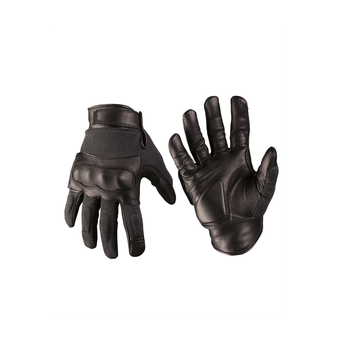Guantes de cuero/kevlar Tactical Negro Mil-Tec