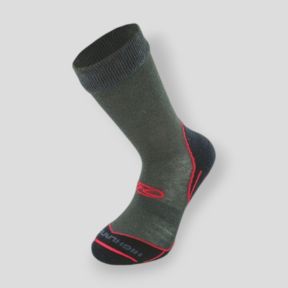 Coolmax Trek Socken - Grau/Rot - Highlander