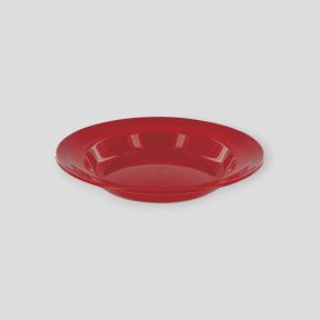 Prato fundo em plástico 22cm - Vermelho - Highlander Outdoor