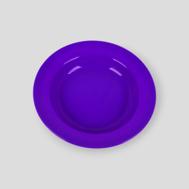 Tiefer Plastikteller 22cm - Violett - Highlander