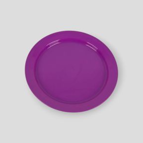 Plato llano de plástico 24cm - Violeta - Highlander Outdoor