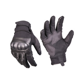 Gants Tactical GEN.II cuir noir - Miltec