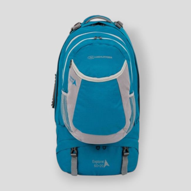 X-Plorer 60+20L Rucksack - Blau - Highlander