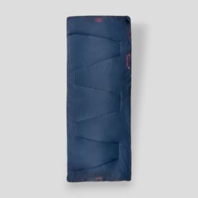 Sacco a pelo rettangolare Sleepline 250 (5° a 8°C e +) - Blu Floreale - Highlander Outdoor
