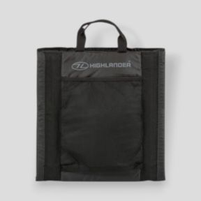 Klappbarer Außensitz 40x38cm - Schwarz - Highlander