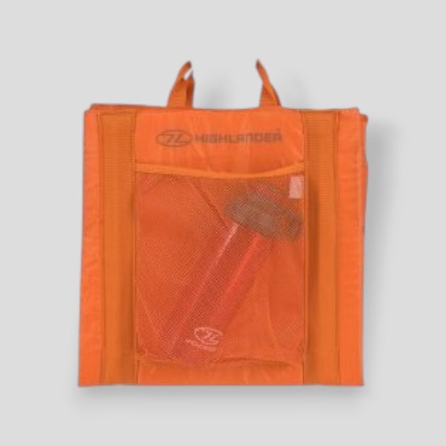 Klappbarer Außensitz 40x38cm - Orange - Highlander