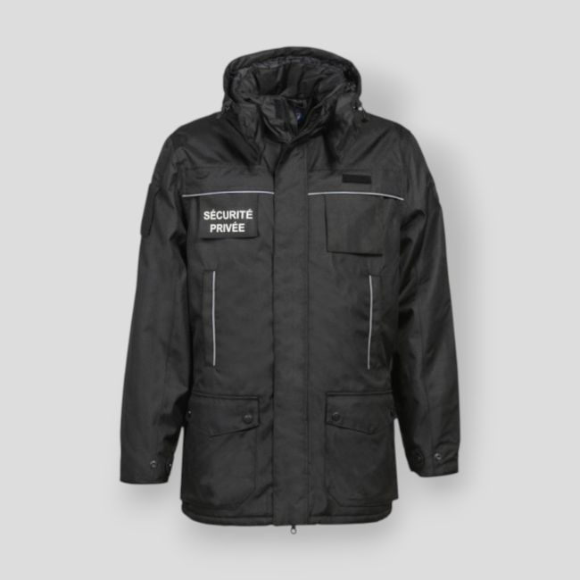 Parka Particuliere Beveiliging - Zwart - CityGuard