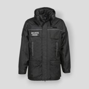 Parka de Seguridad Privada - Negro - CityGuard