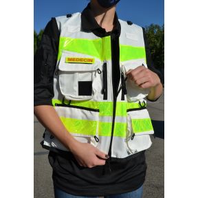 Gilet d'intervention multi-poches STAFF ACCESS bleu nuit - Dimatex