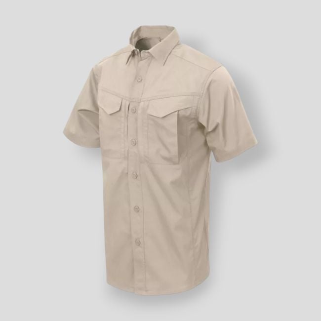 defender mk2 shirt short sleeve® - polycotton ripstop - khaki - helikon