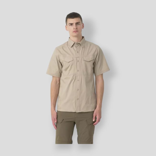 defender mk2 shirt short sleeve® - polycotton ripstop - khaki - helikon