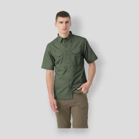 defender mk2 shirt short sleeve® - polycotton ripstop - olive green - helikon