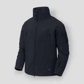 gunfighter jacket - shark skin windblocker - navy blue - helikon